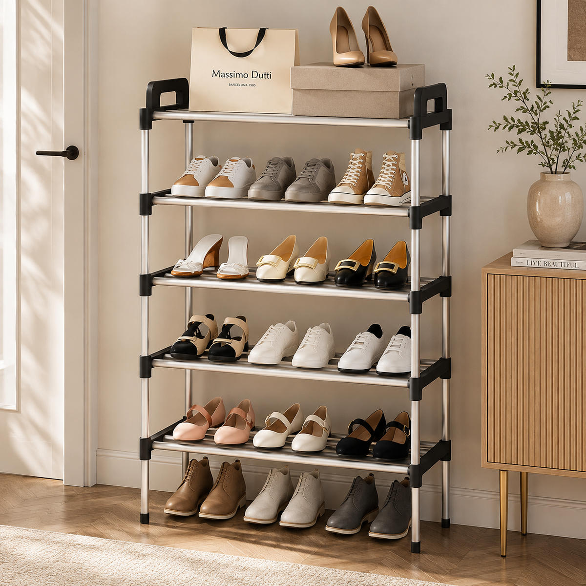 Modular Shoe Rack 3-6 Tiers
