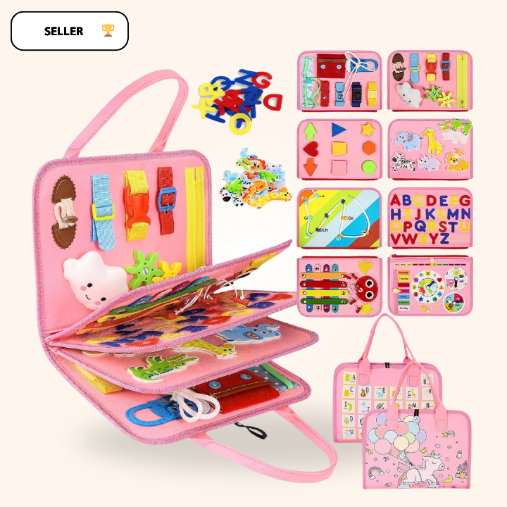 Montessori Activity Board for Toddlers