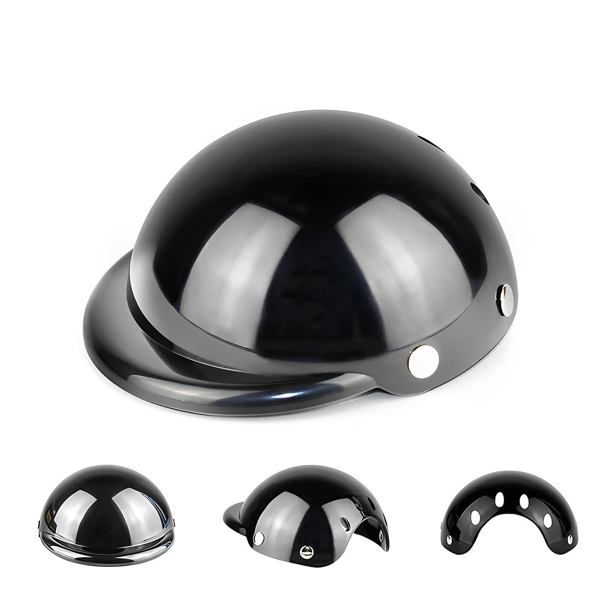 Motorcycle Helmet and Goggles for Dogs