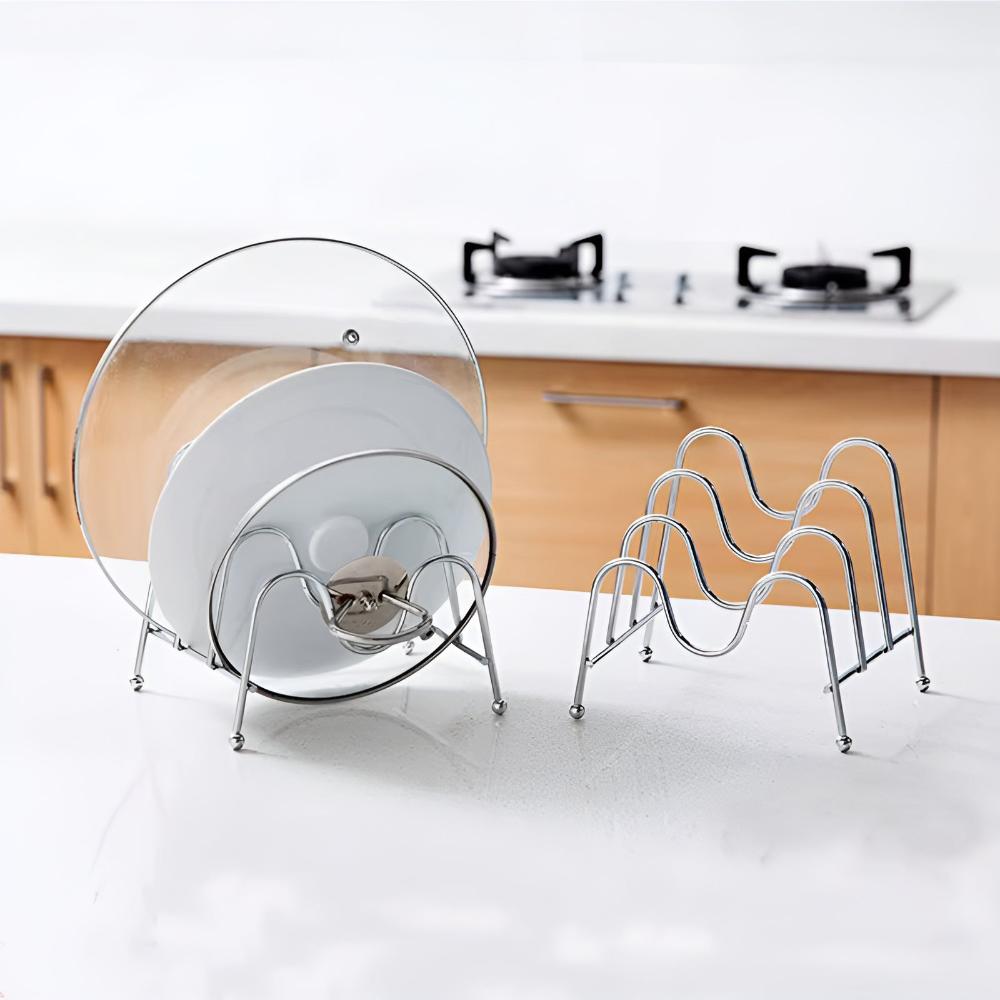 Multi-Tier Pot Lid Holder Rack