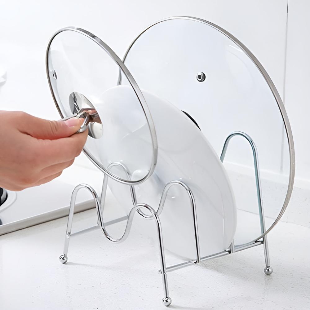 Multi-Tier Pot Lid Holder Rack
