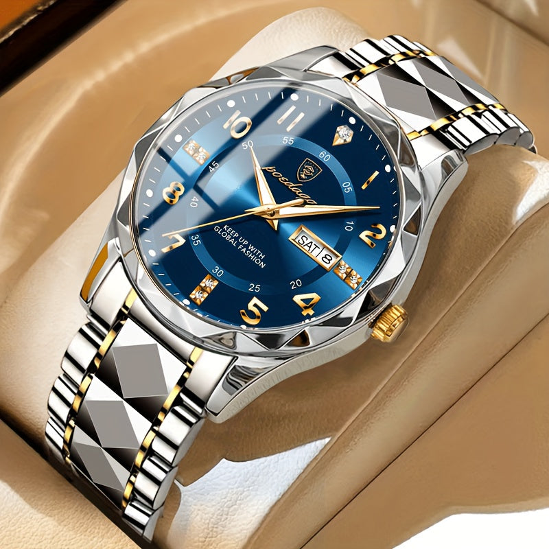 Multifunctional Men's Titanium Sports Watch – Digital Display, Chronograph, Alarm