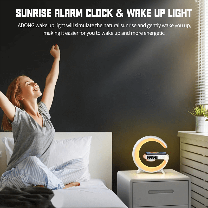 Multifunctional Wireless RGB Night Light Charging Pad