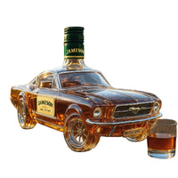 Mustang Car-Shaped Whiskey Decanter for Home Bar Decorative Accent
