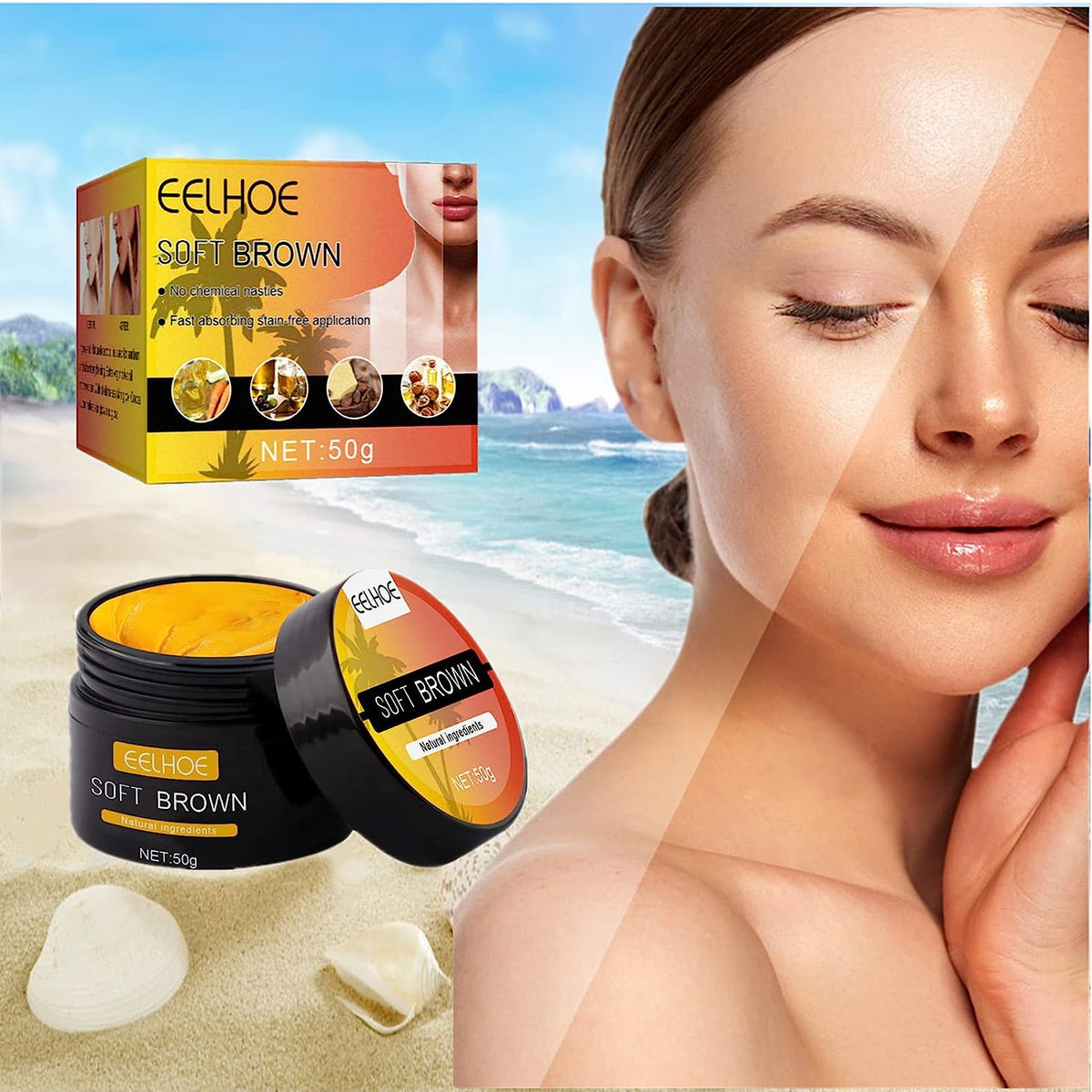 Natural Tanning Accelerator Gel