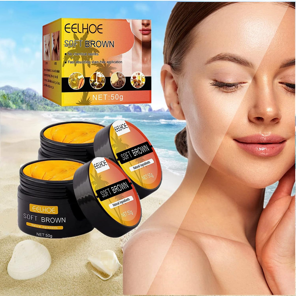 Natural Tanning Accelerator Gel