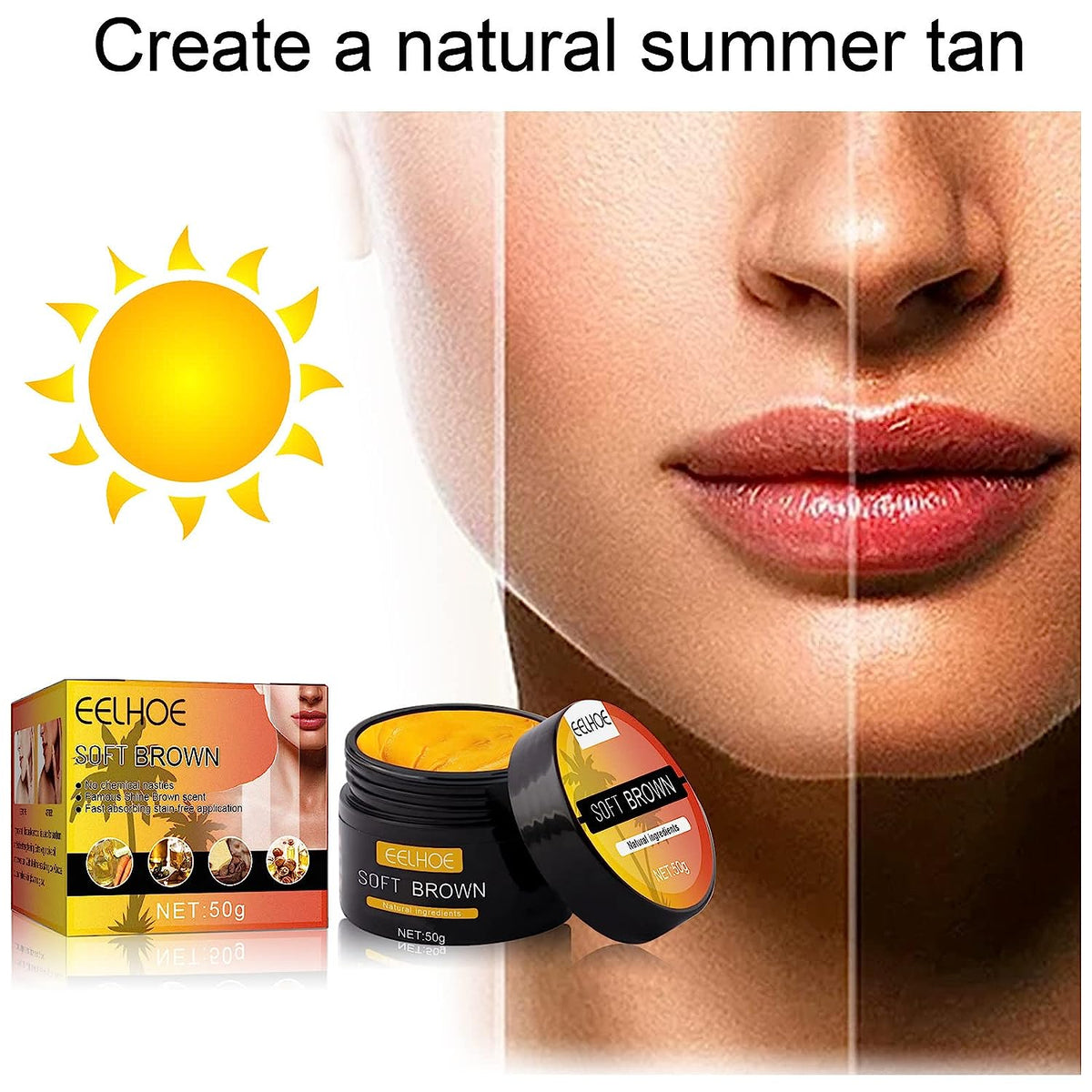 Natural Tanning Accelerator Gel