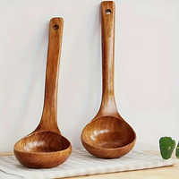 Natural Wooden Soup Spoon