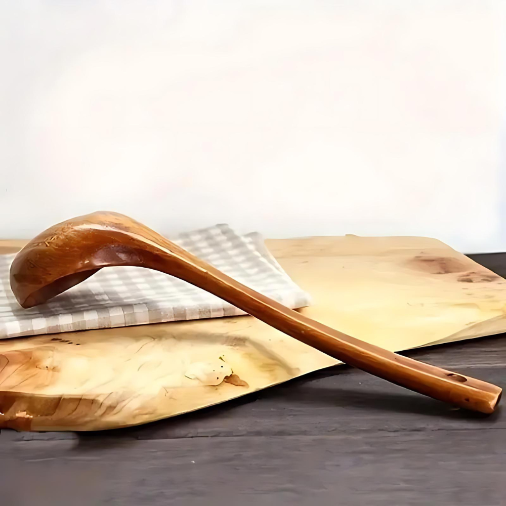 Natural Wooden Soup Spoon