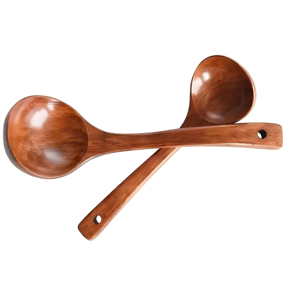 Natural Wooden Soup Spoon