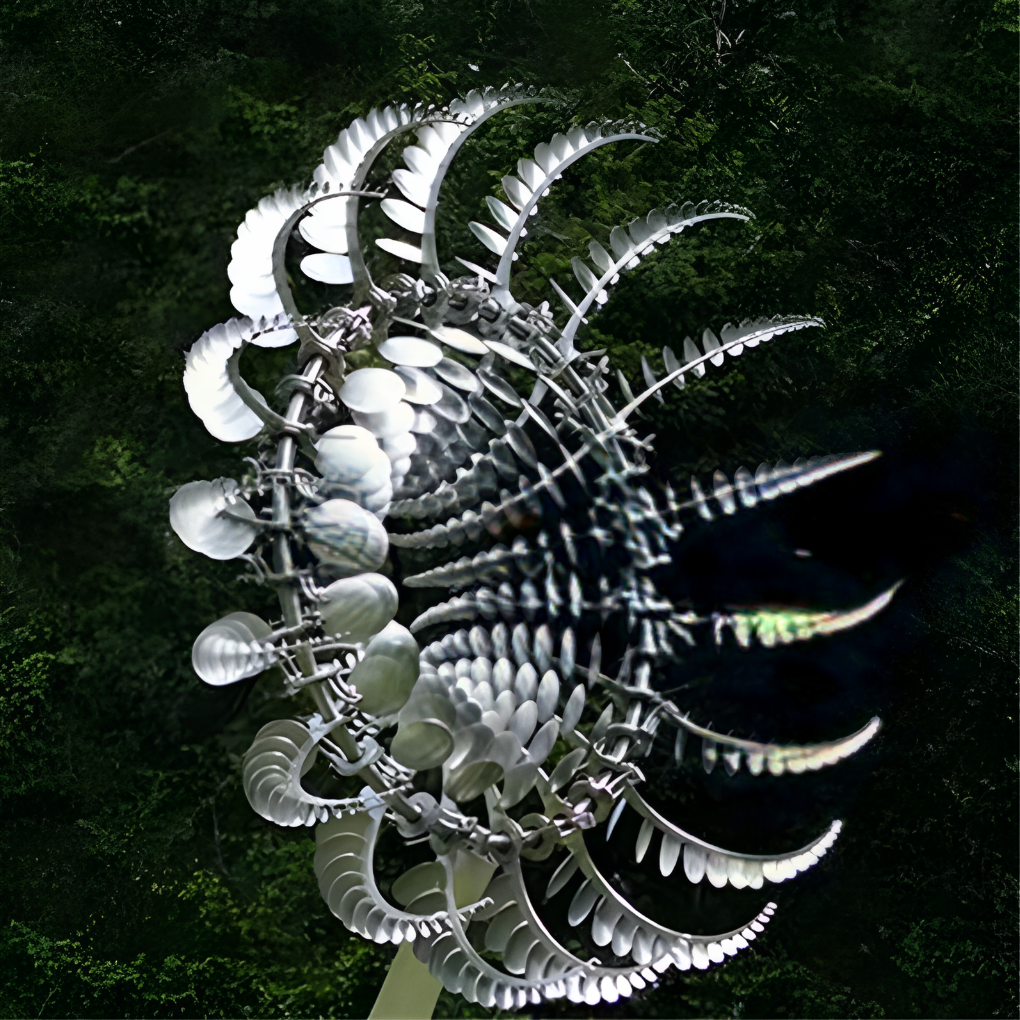 New Stainless Magical Metal Windmill