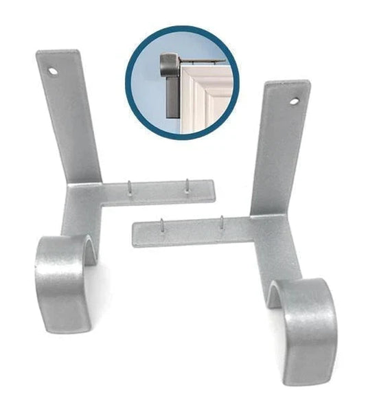 No-Drill Curtain Rod Brackets