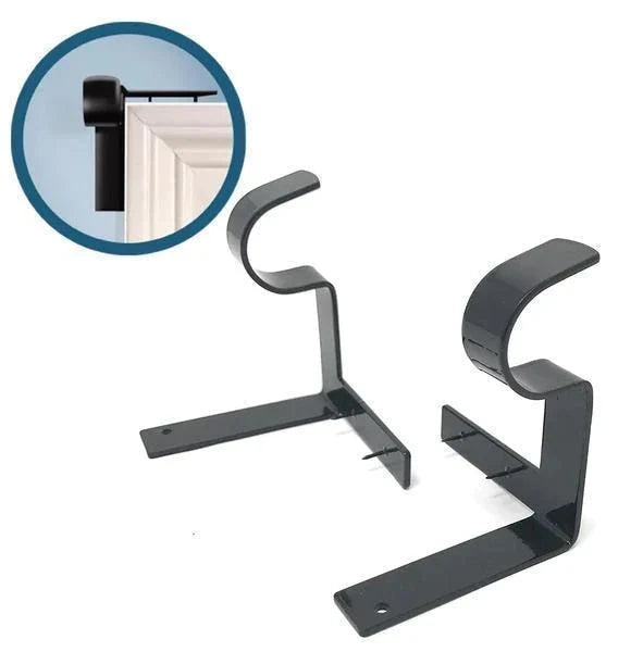 No-Drill Curtain Rod Brackets