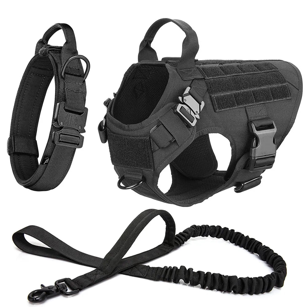 No-Pull Tactical Dog Harness for Training and Outdoor Adventures
