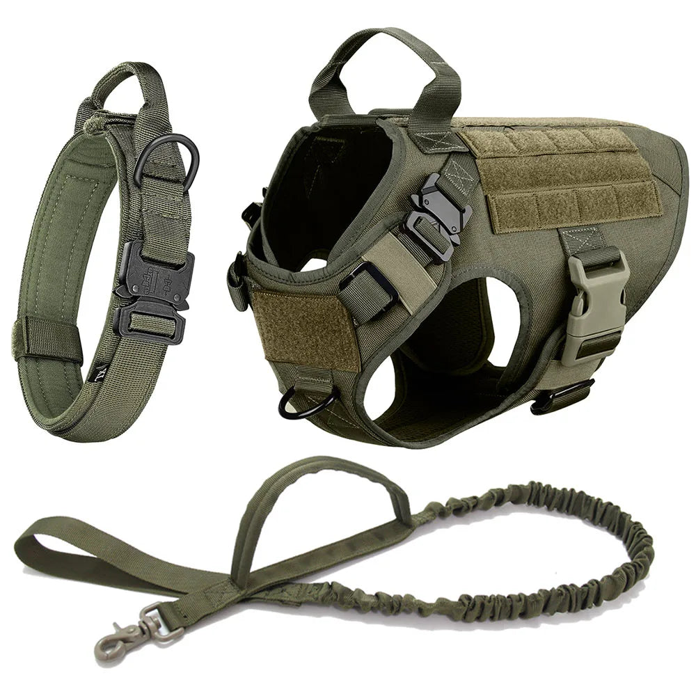 No-Pull Tactical Dog Harness for Training and Outdoor Adventures
