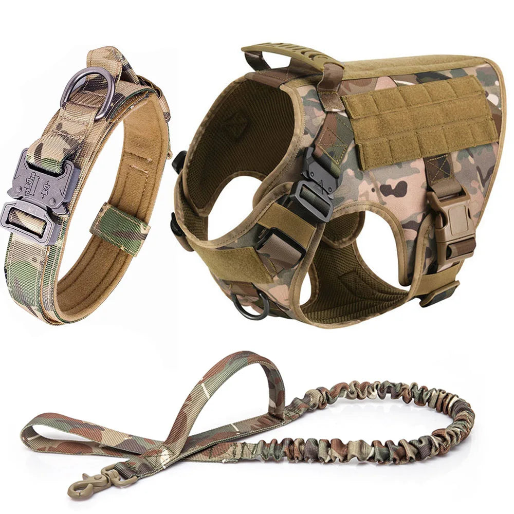 No-Pull Tactical Dog Harness for Training and Outdoor Adventures