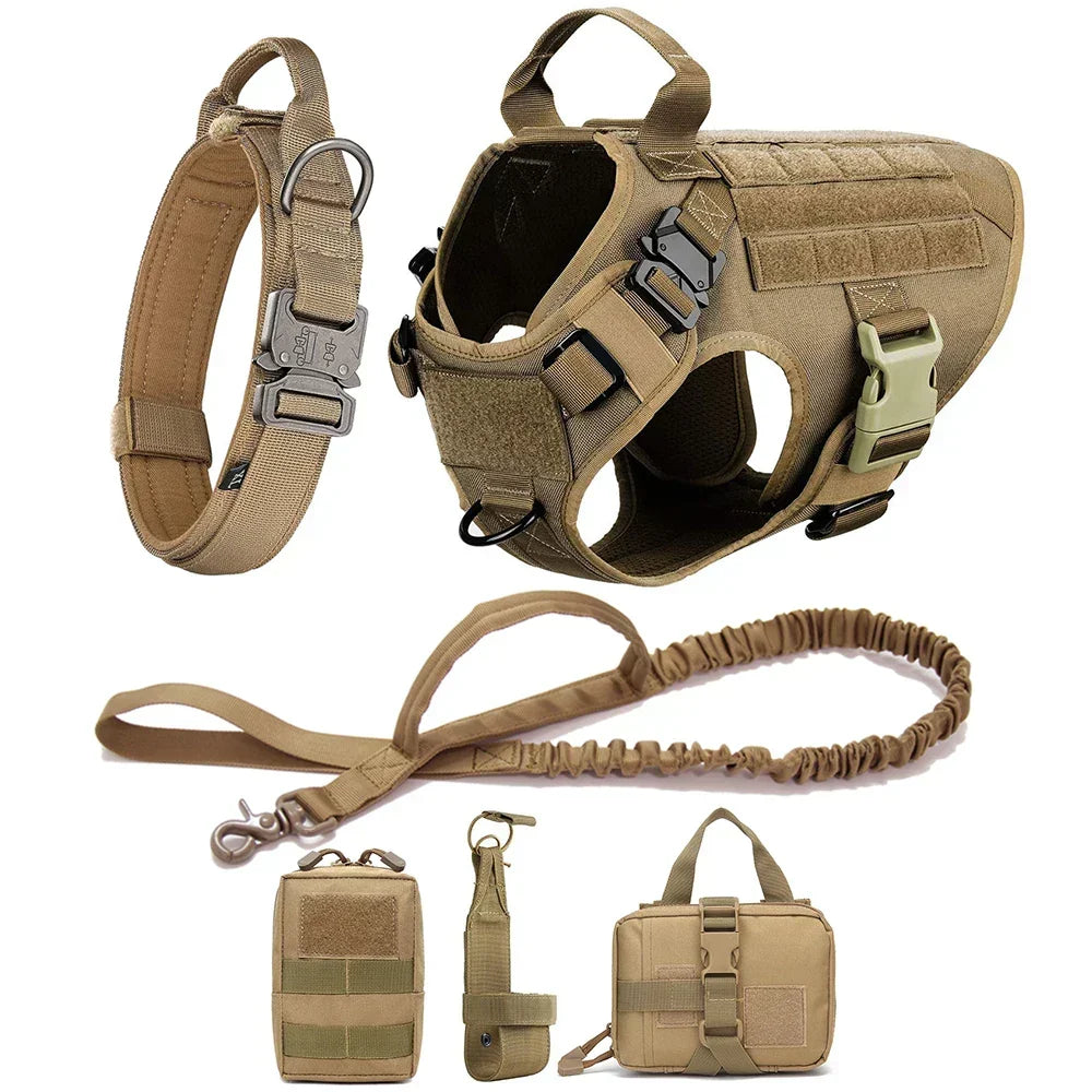 No-Pull Tactical Dog Harness for Training and Outdoor Adventures