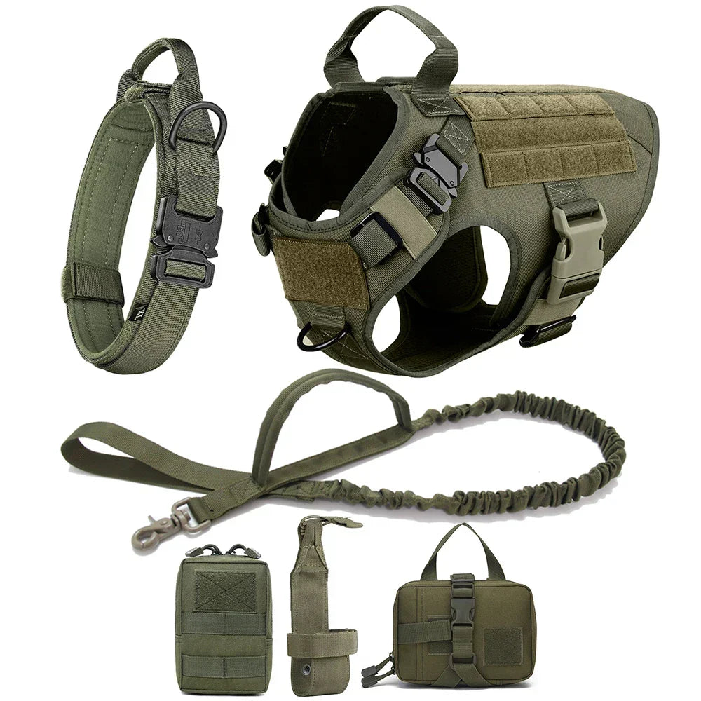No-Pull Tactical Dog Harness for Training and Outdoor Adventures