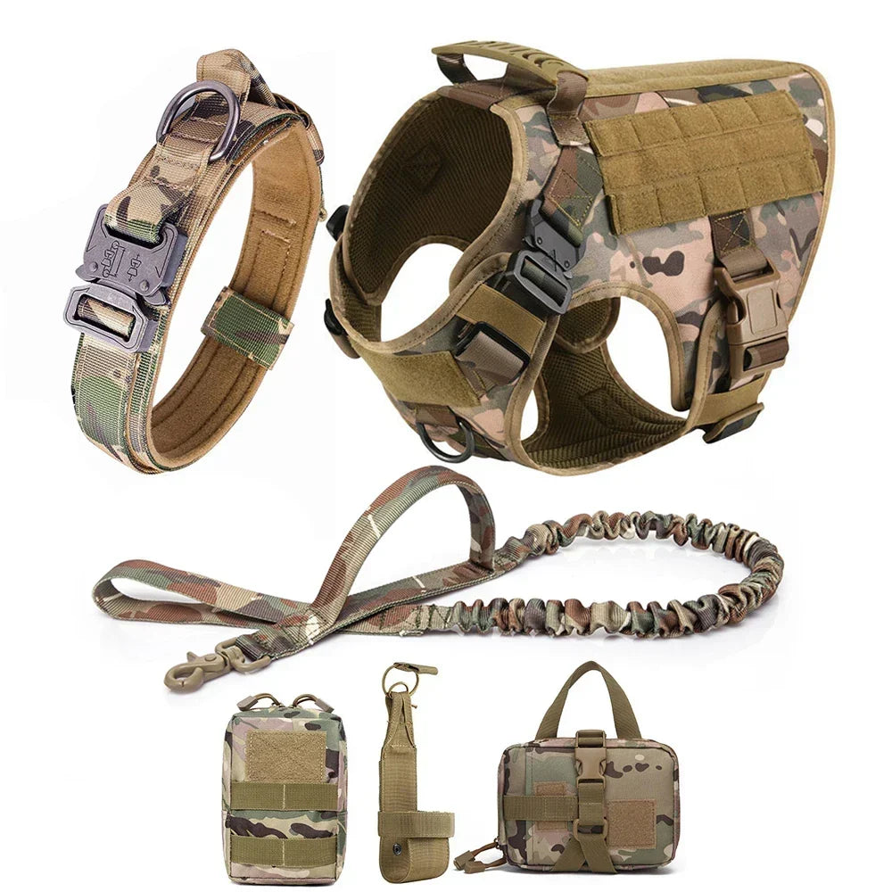 No-Pull Tactical Dog Harness for Training and Outdoor Adventures