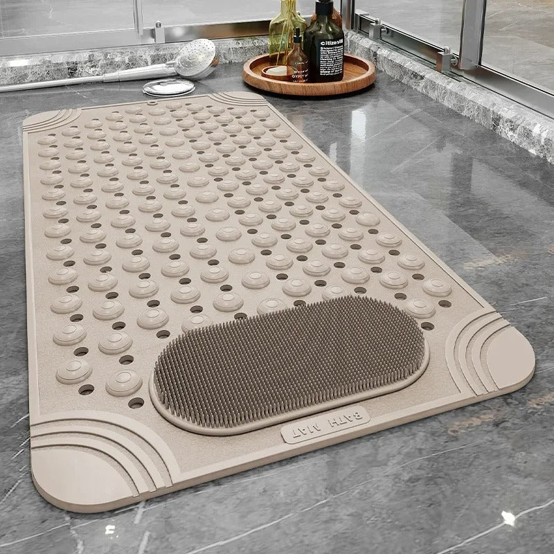 Non-Slip Bath Mat with Suction Cups – Safe, Hygienic and Comfortable for Shower and Bath