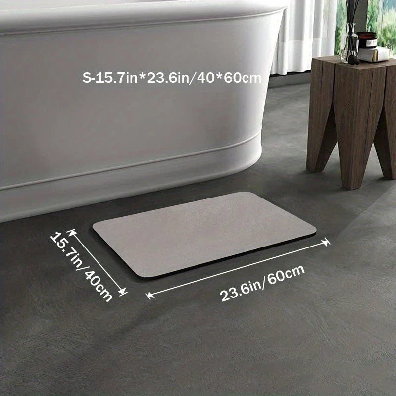Non-Slip Diatomite Bath Mat