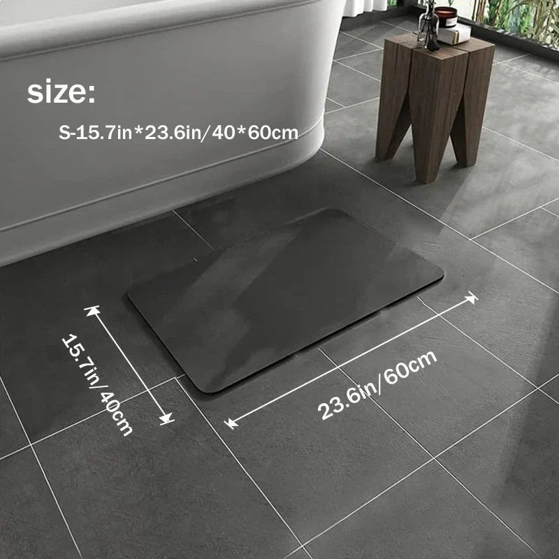 Non-Slip Diatomite Bath Mat
