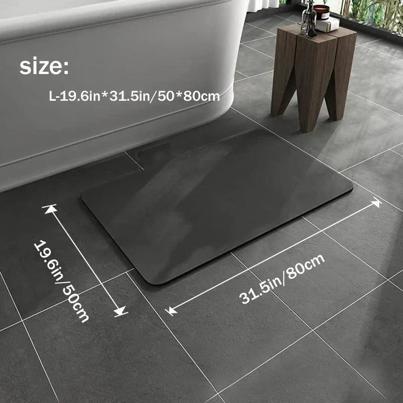 Non-Slip Diatomite Bath Mat