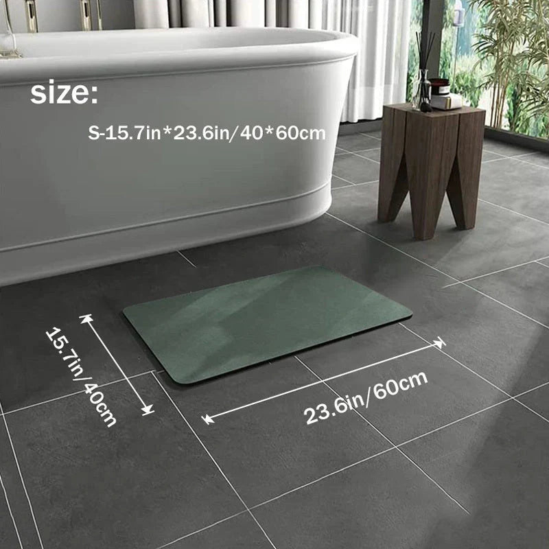 Non-Slip Diatomite Bath Mat