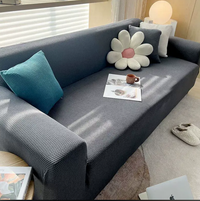 Non-Slip Ribbed Stretch Sofa Cover