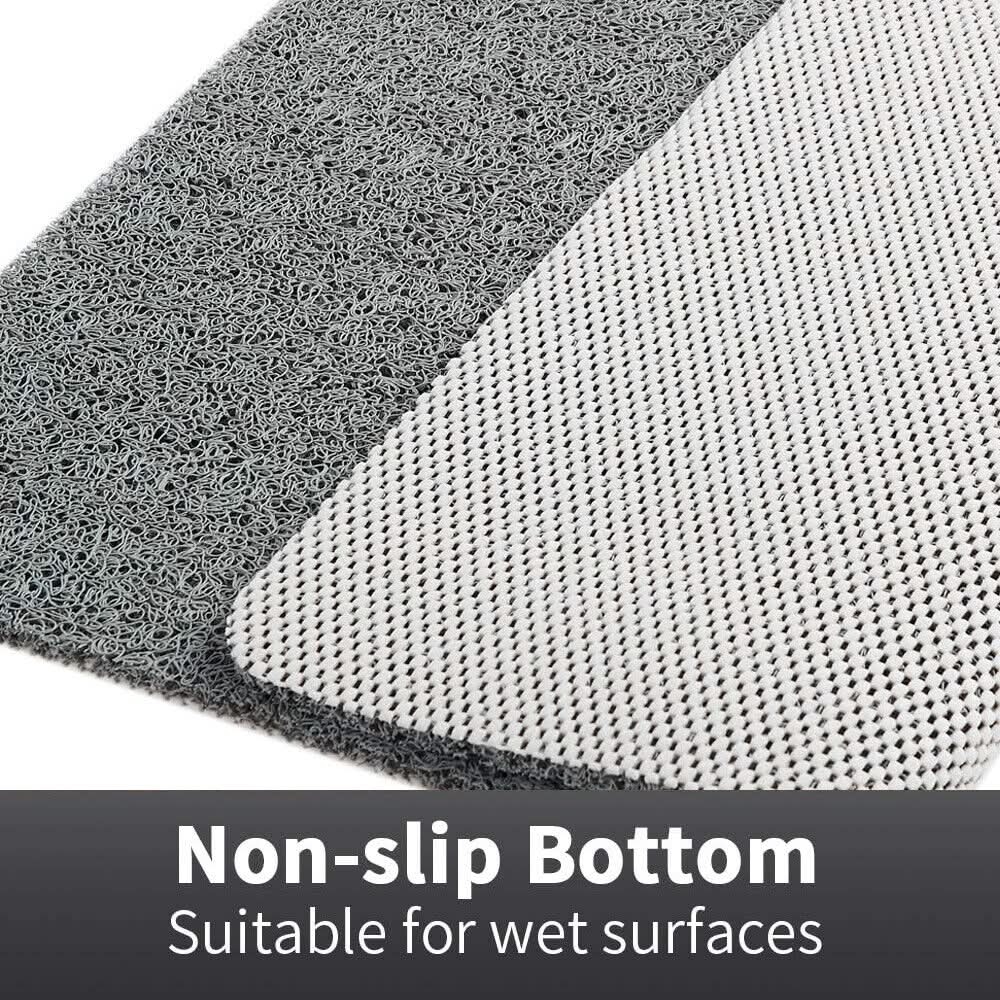 Non-Slip Shower Mat with Drainage System