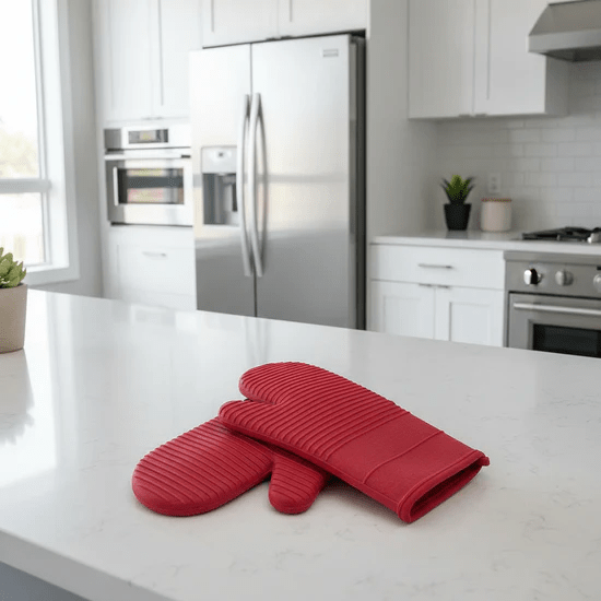 Non-Slip Silicone Oven Gloves for Maximum Heat Protection
