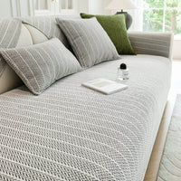 Non-Slip Textured Chenille Sofa Cover – Machine-Washable, Easy-to-Clean & Pet-Hair Resistant for Dogs