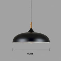 Oak Wood Pendant Light for Nordic Interiors