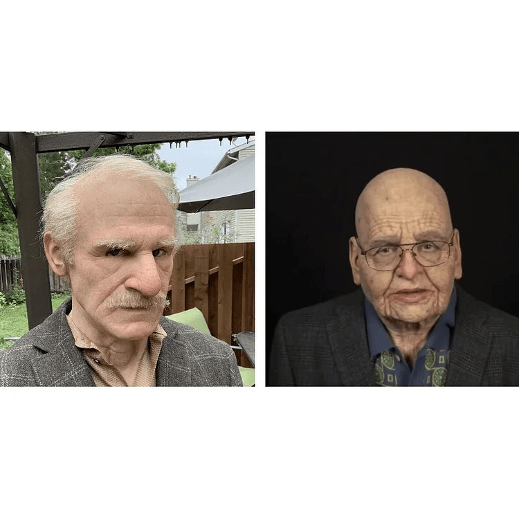 Older Self Halloween Mask