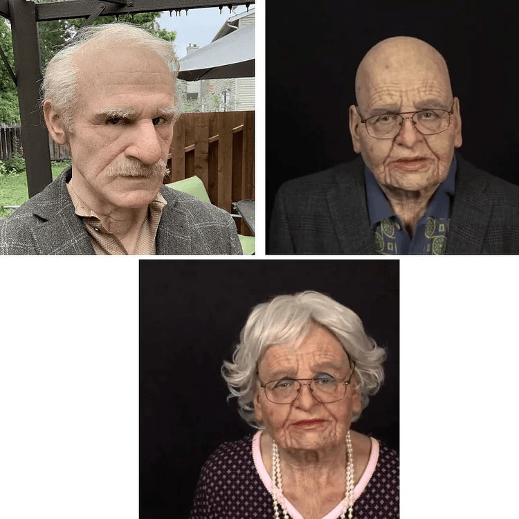 Older Self Halloween Mask