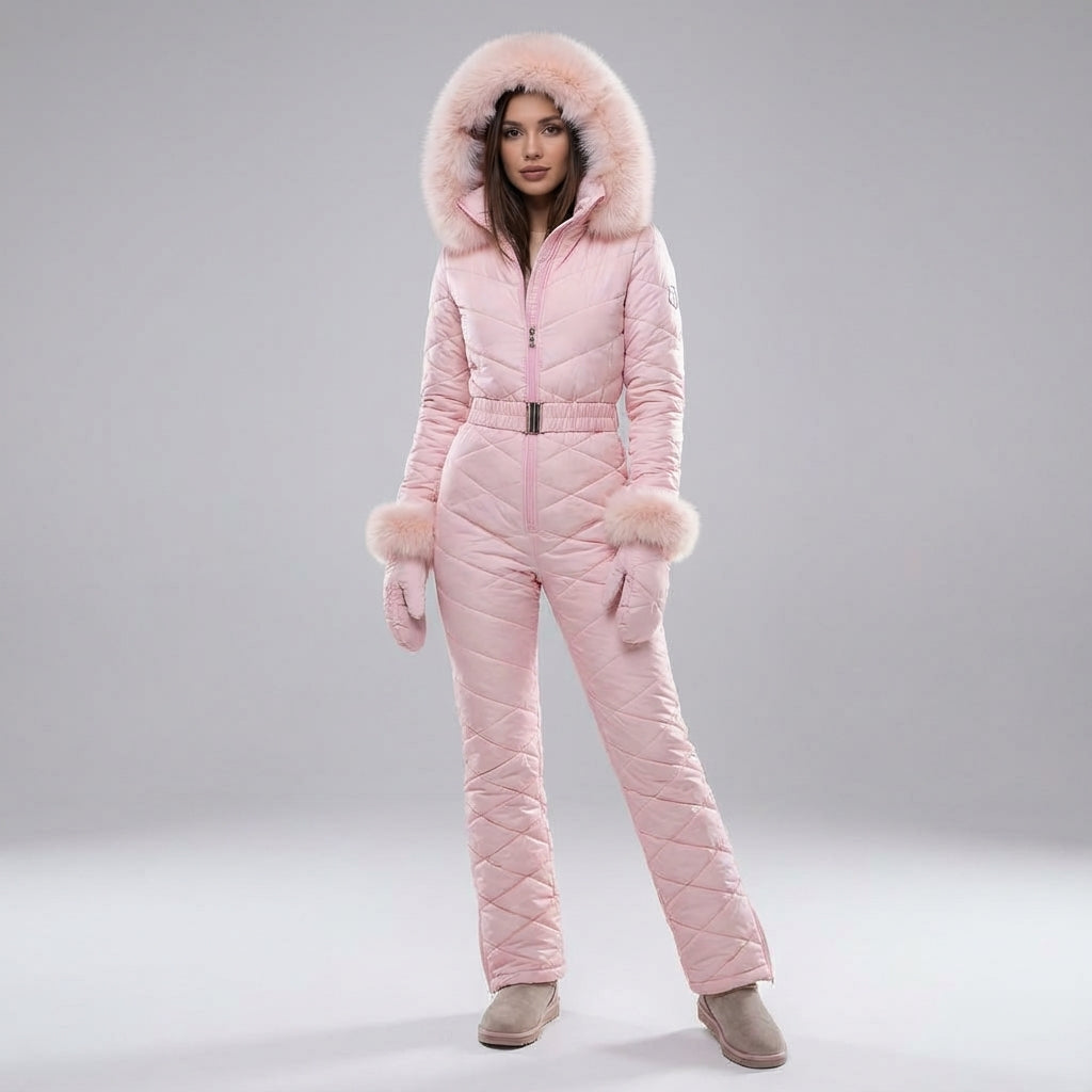 One-piece waterproof ski suit