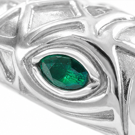 Open Coil Serpent Wrap Bangle