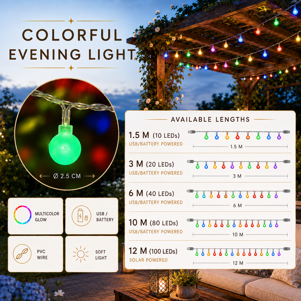 Orb String Lights