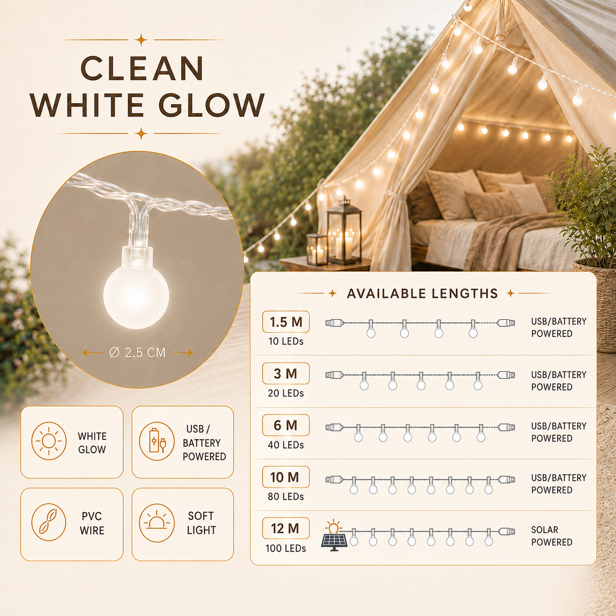 Orb String Lights