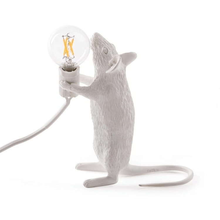 Original Designer Mouse Lamp for Tabletop or Shelf