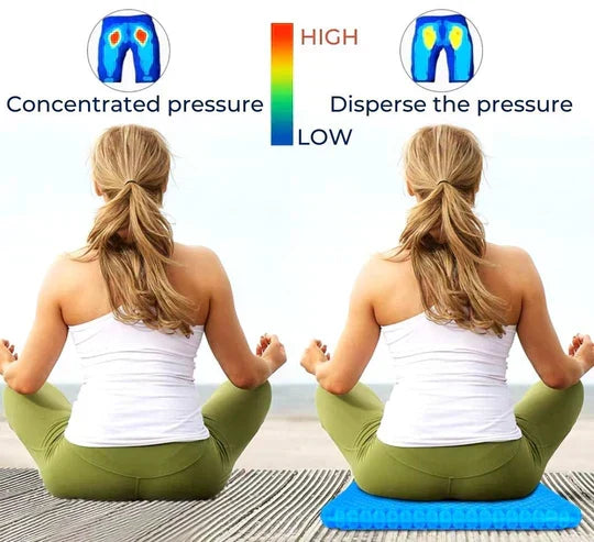 Orthopedic Gel Seat Cushion for Tailbone & Lower Back Support