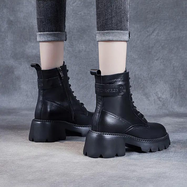 Orthopedic Lace-Up Boots