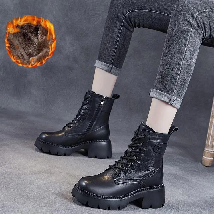 Orthopedic Lace-Up Boots