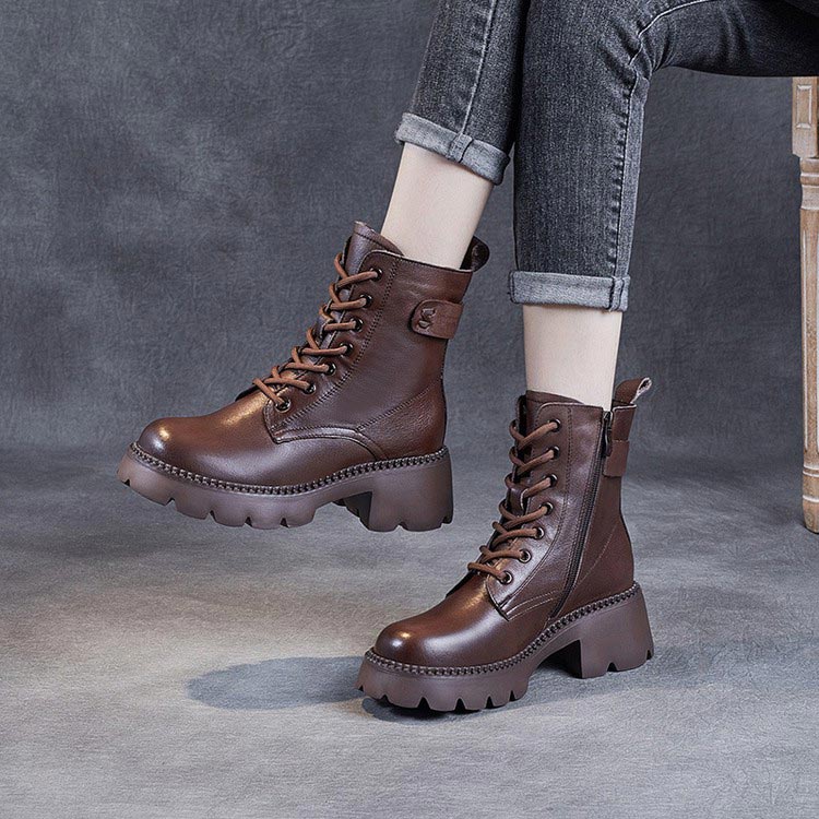 Orthopedic Lace-Up Boots