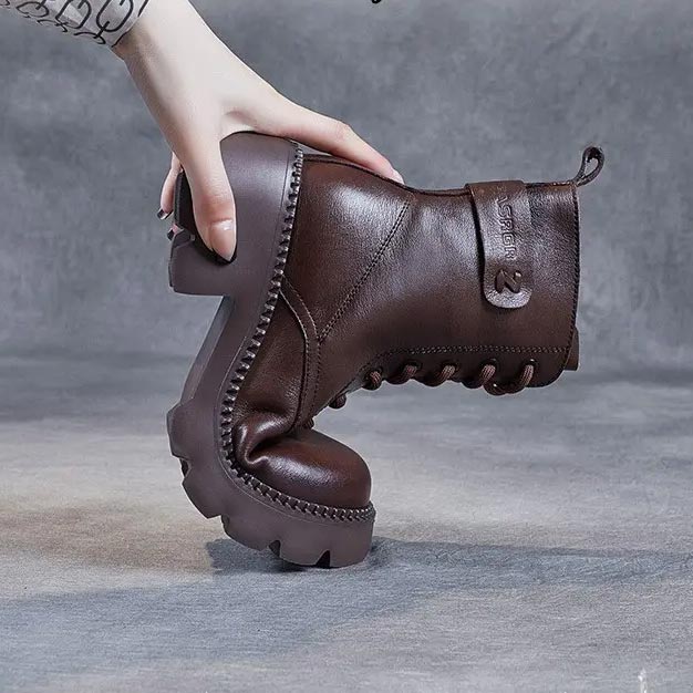 Orthopedic Lace-Up Boots