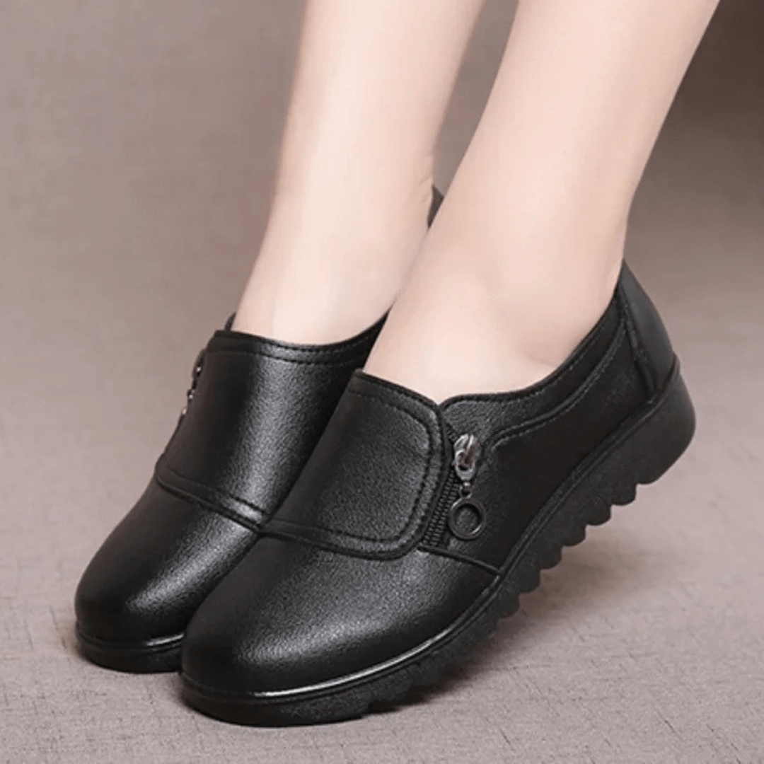 Orthopedic Zip-Up Slip-On Shoes