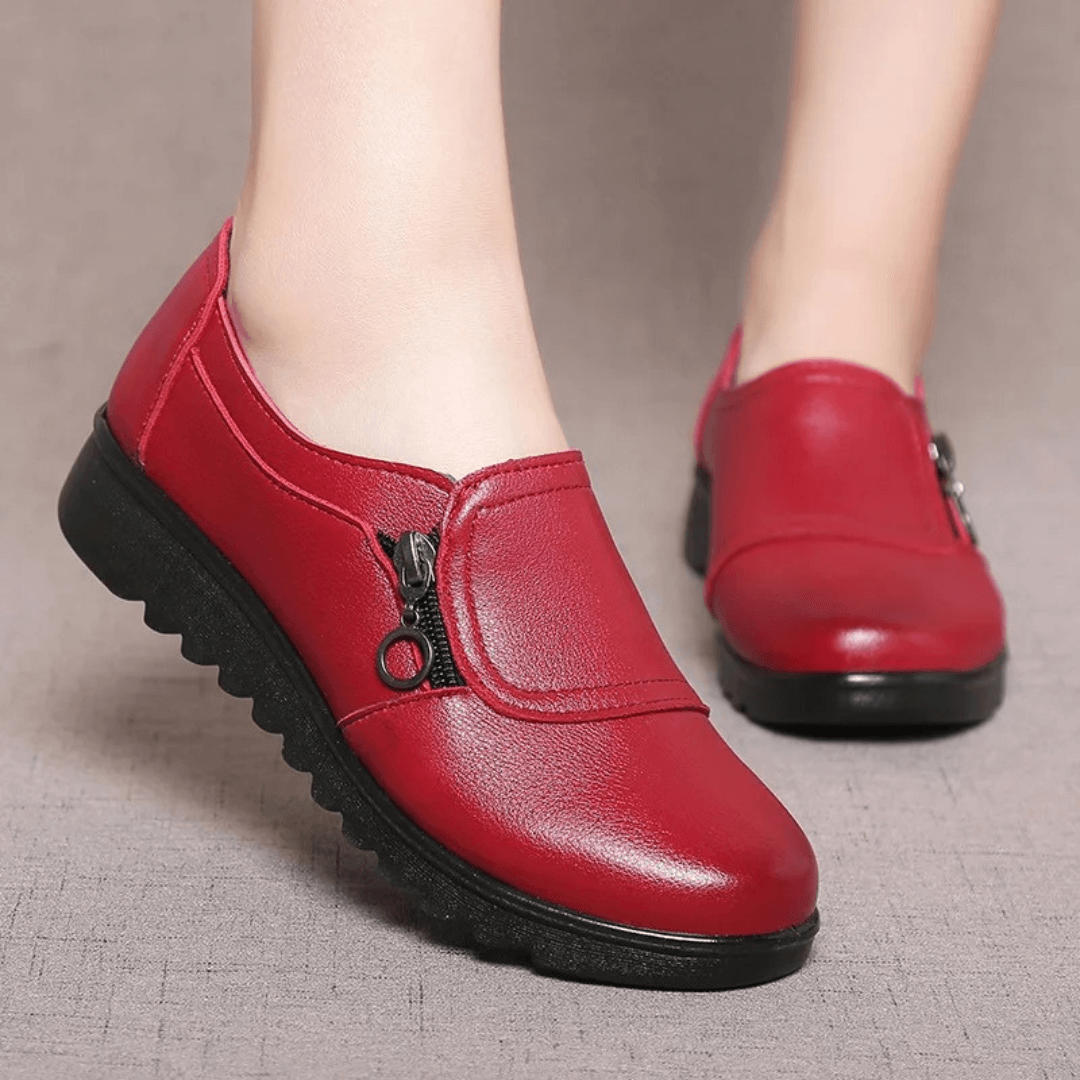 Orthopedic Zip-Up Slip-On Shoes