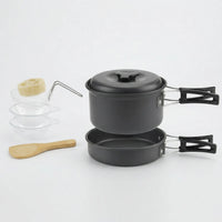 Outdoor Camping Cookware Set - Stackable Design