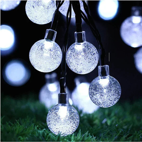 Outdoor Decorative Solar String Lights – Elegant Design & Automatic Solar Charging