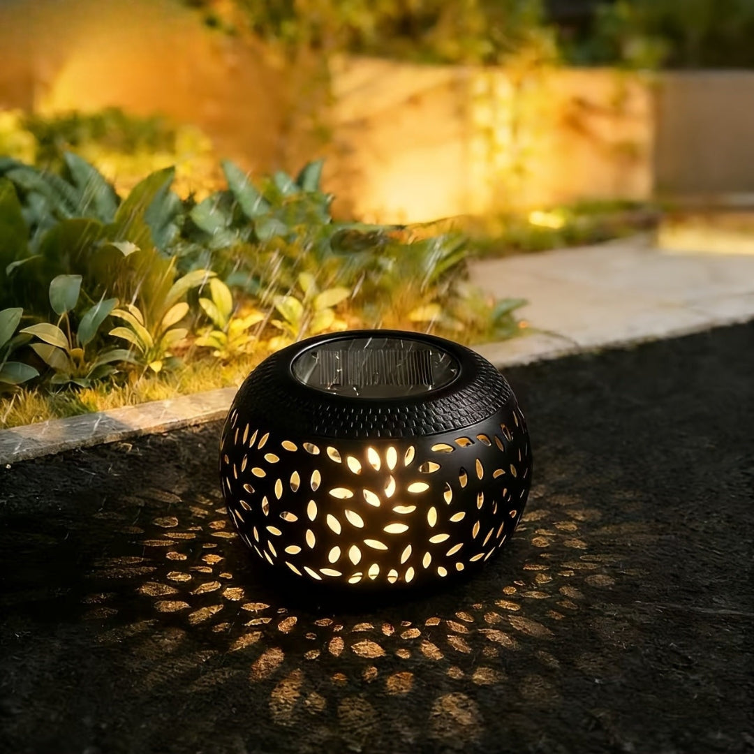 Outdoor Solar Table Lamp - Atmospheric Solar Table Light for Outdoors